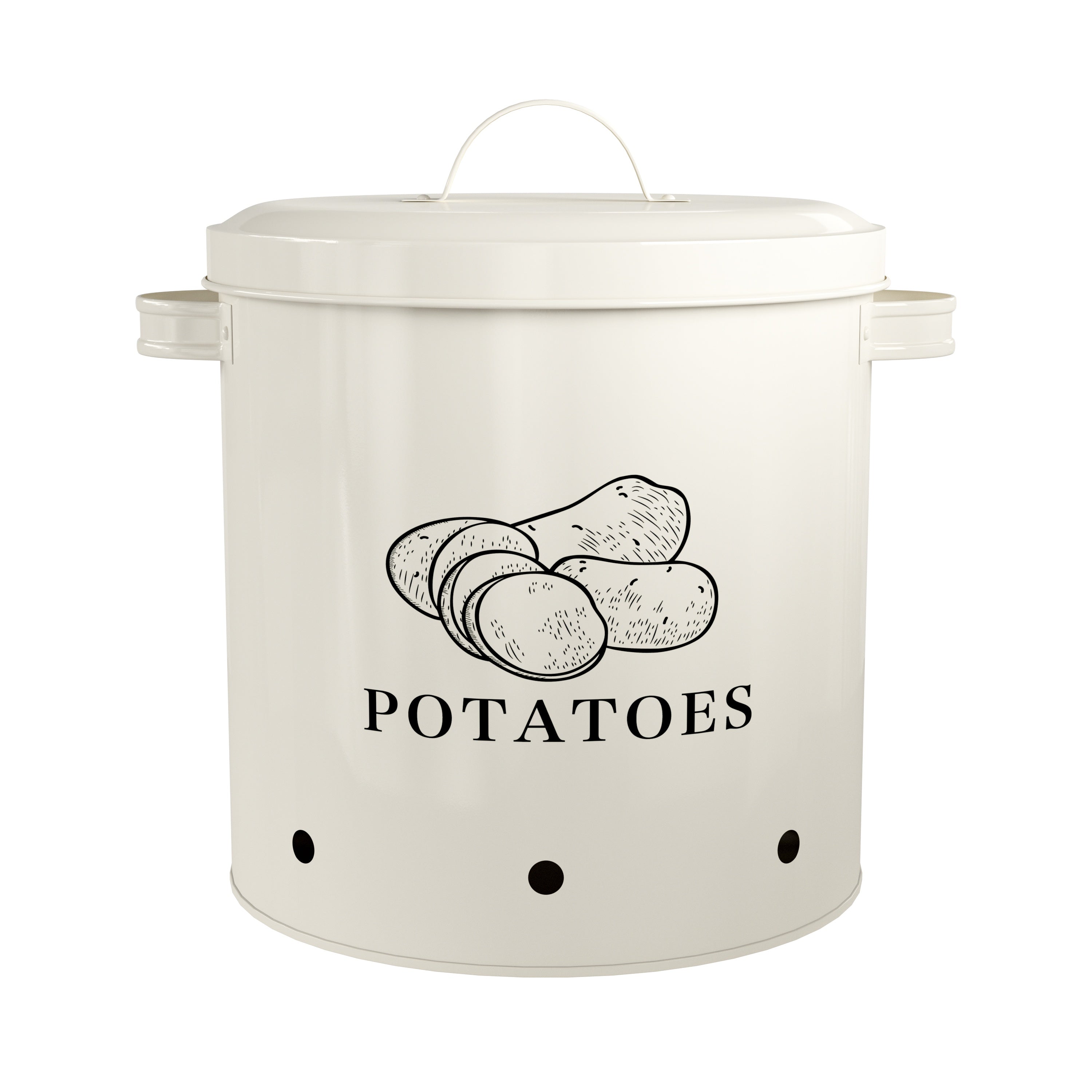 Potato, Onion & Garlic Kitchen Storage Canisters, Set of 3