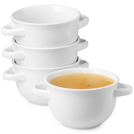 Ceramic Soup Bowls, 18 oz, Set of 4