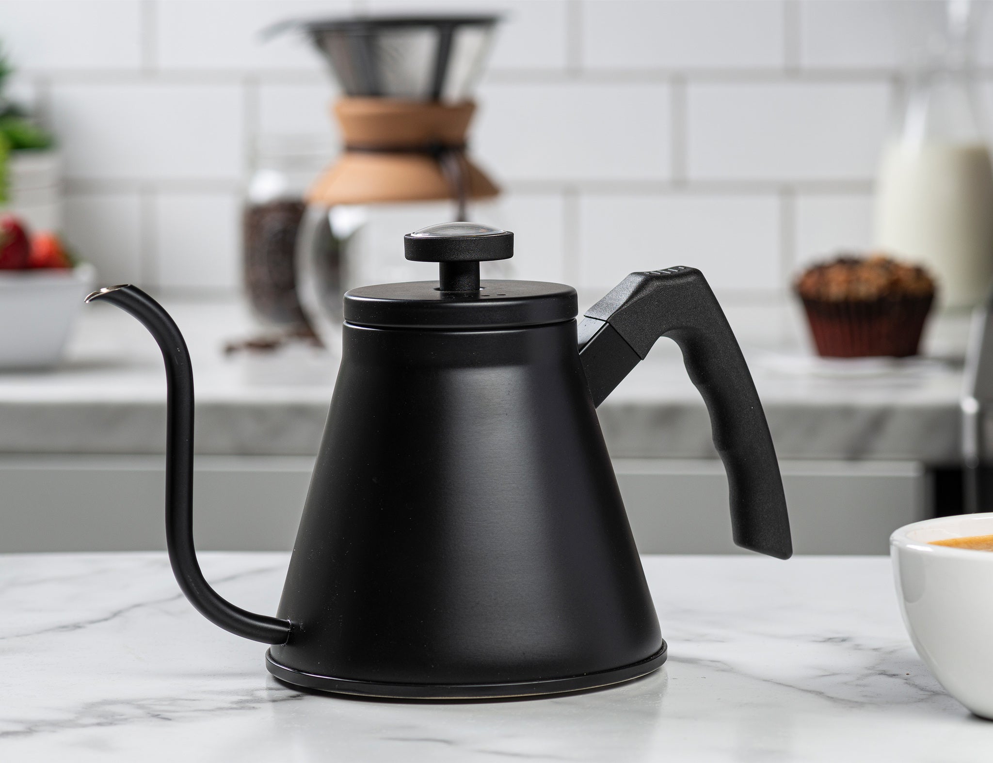 Gooseneck Pour Over Kettle, Stainless Steel, 27 oz