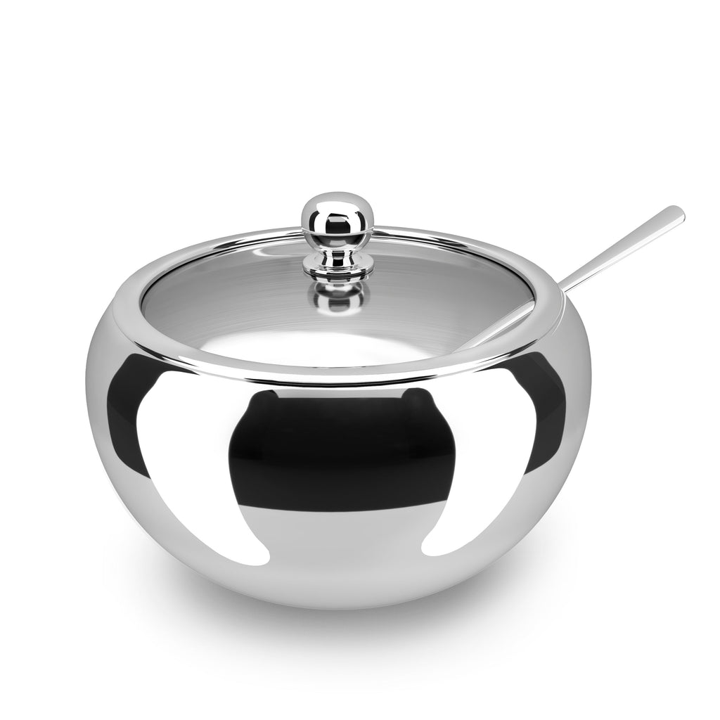 Large Stainless Steel Sugar Bowl, 16 oz