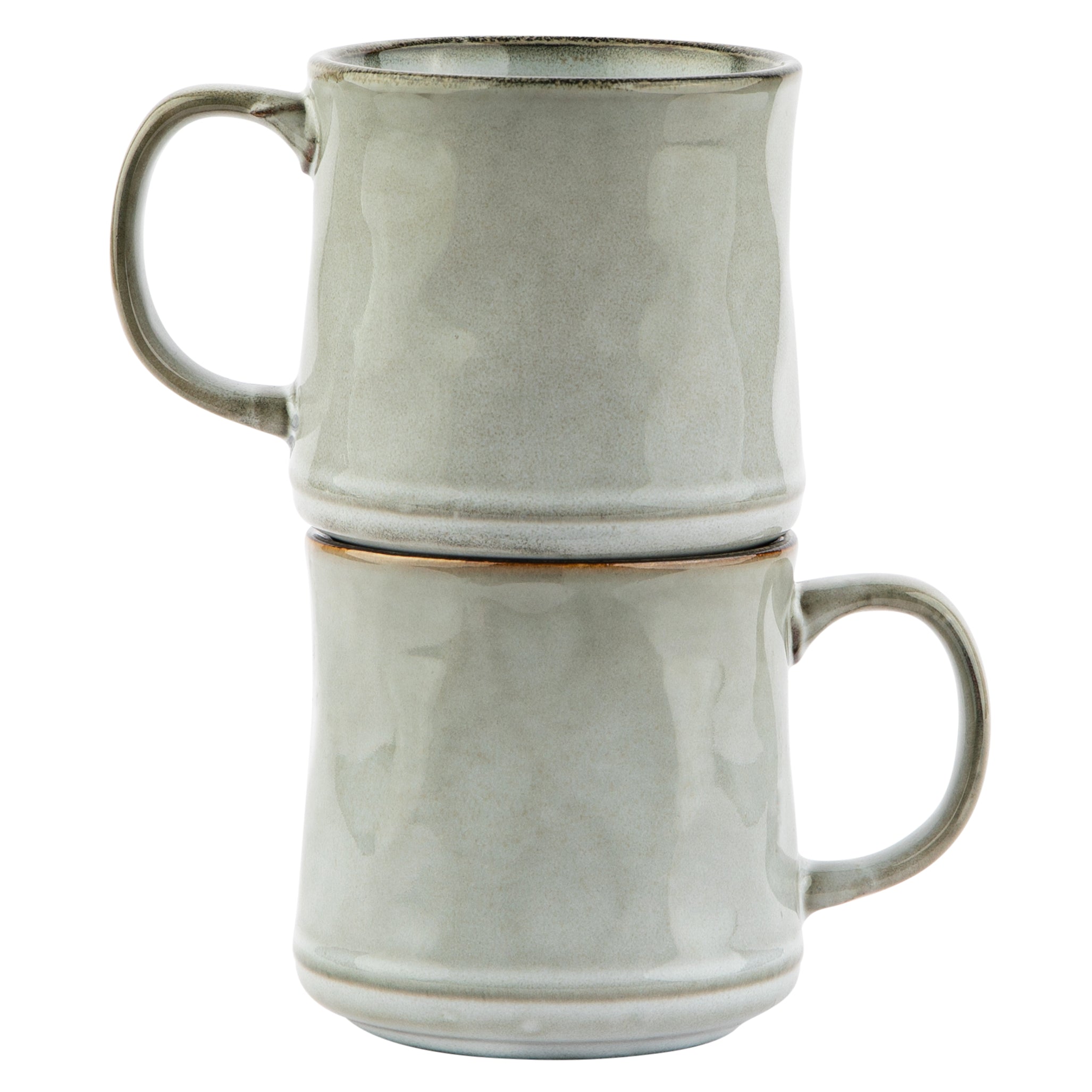 Glazed Coffee Mugs, 15 oz, Set of 2