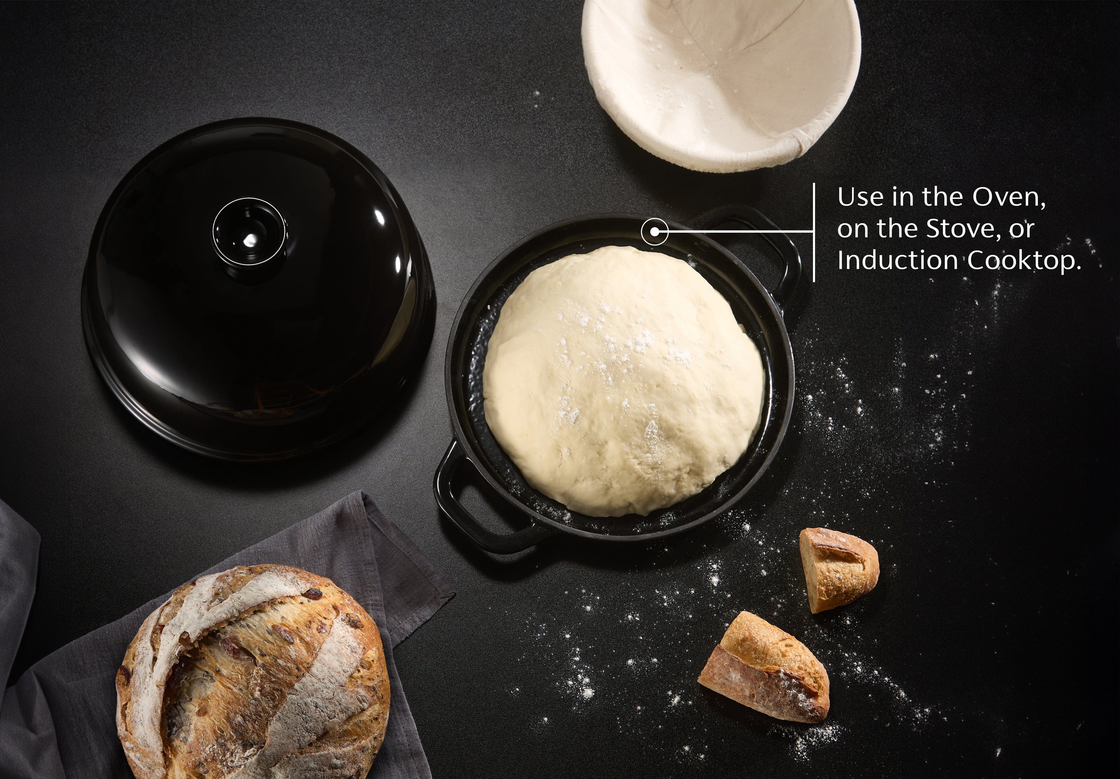 Enameled Cast Iron Bread Oven
