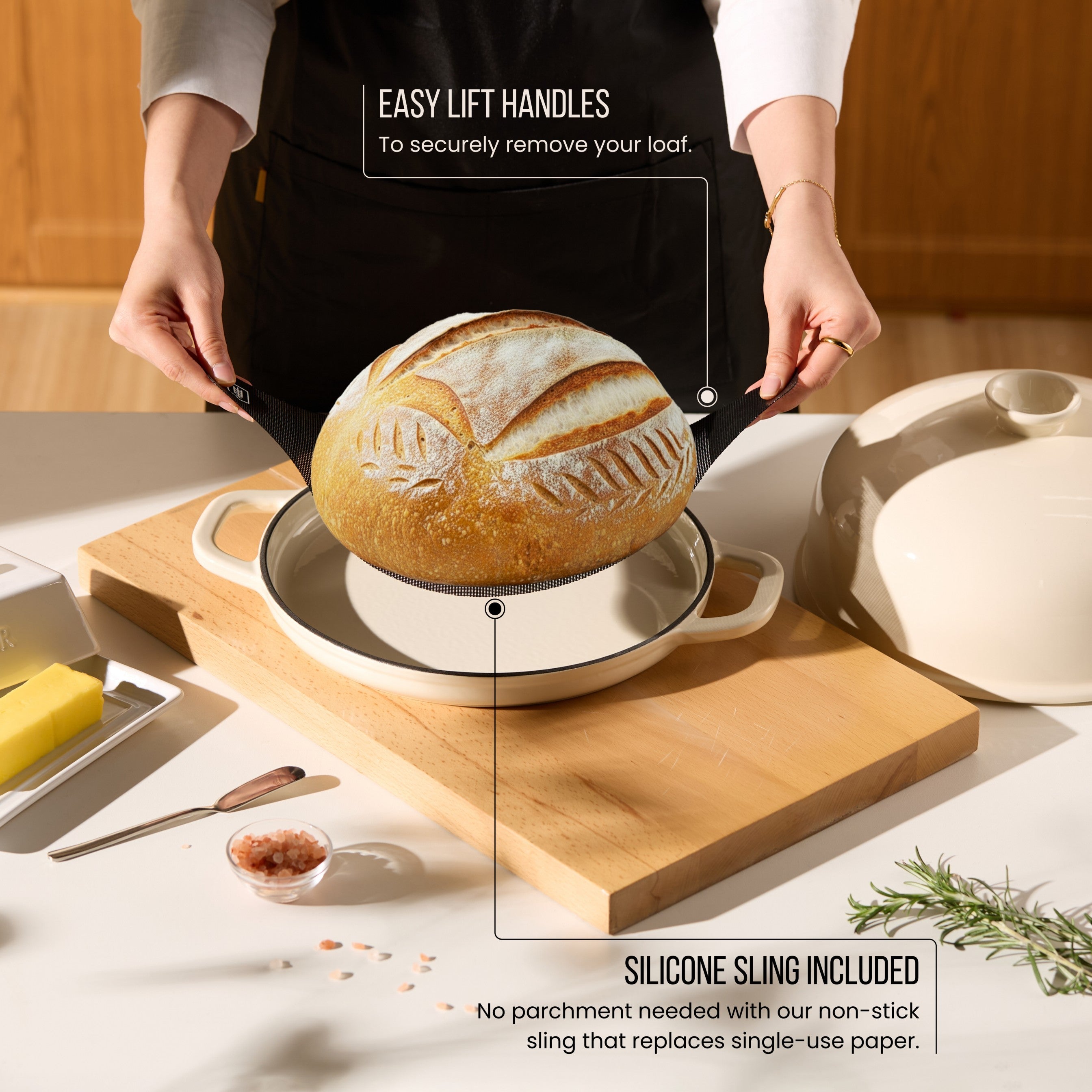 Enameled Cast Iron Bread Oven