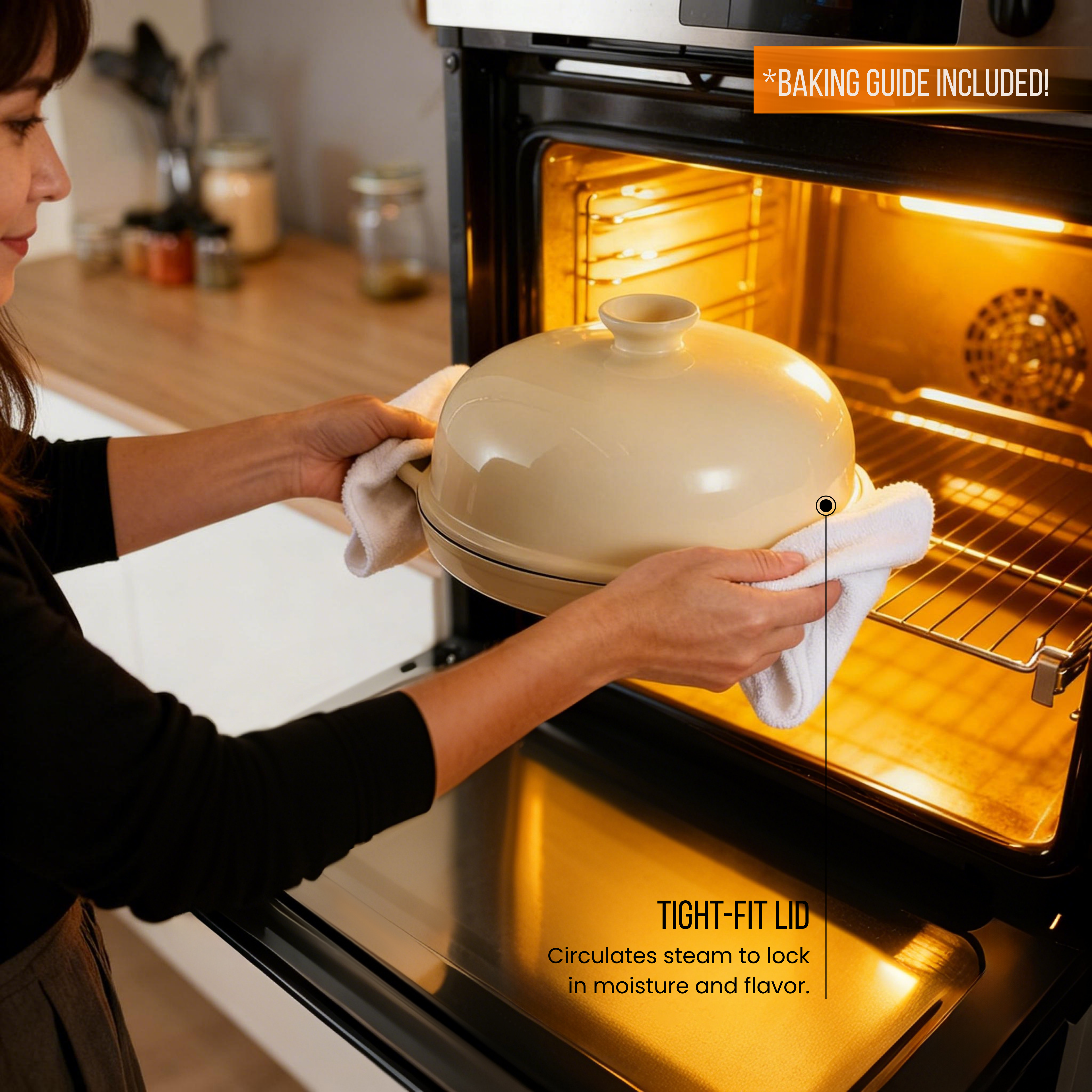 Enameled Cast Iron Bread Oven