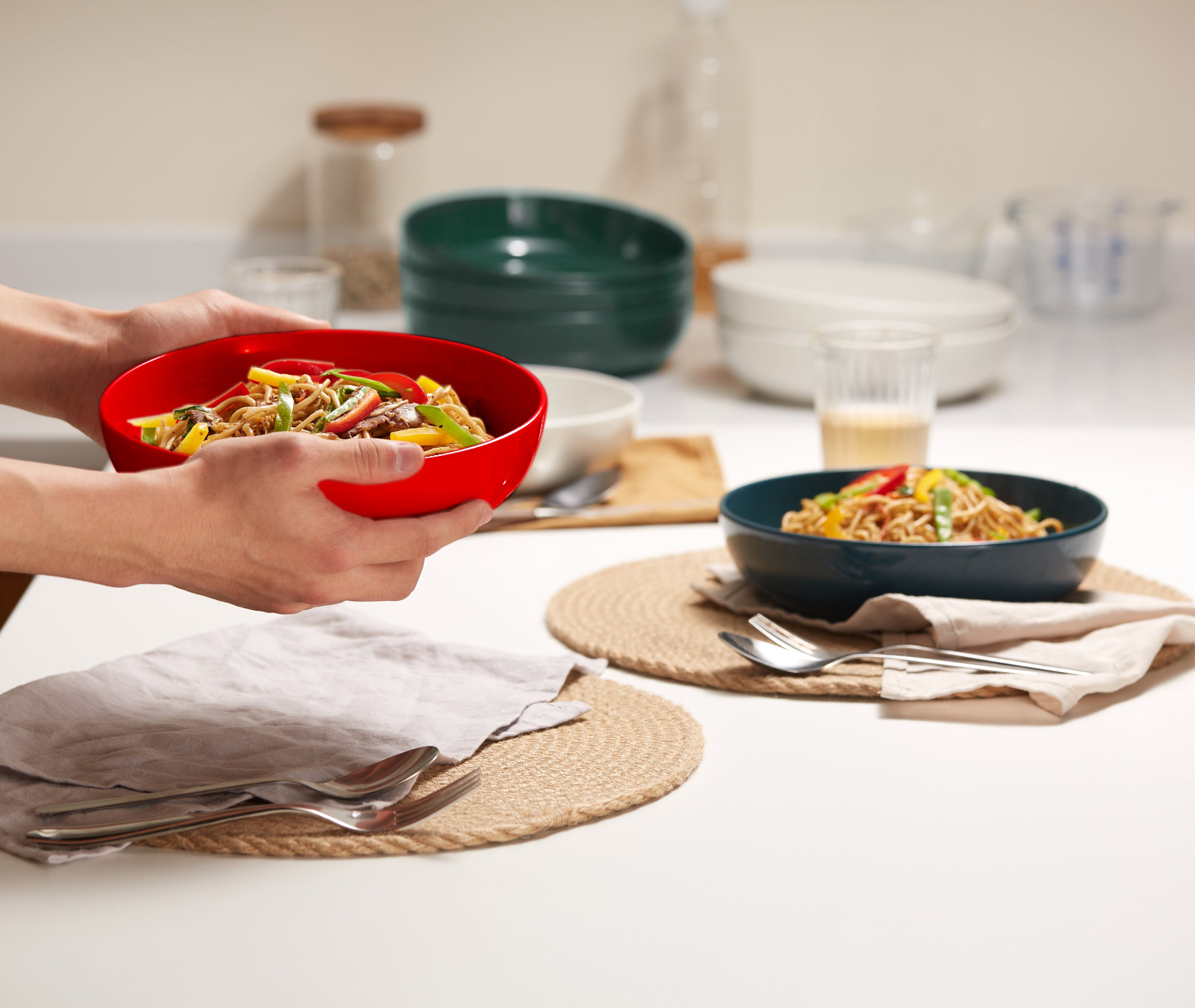 Pasta Bowls, 40 oz, Set of 4