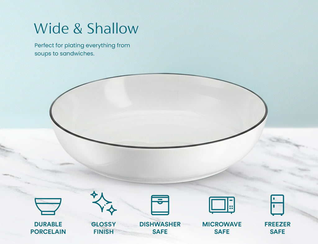 Pasta Bowls, 40 oz, Set of 4