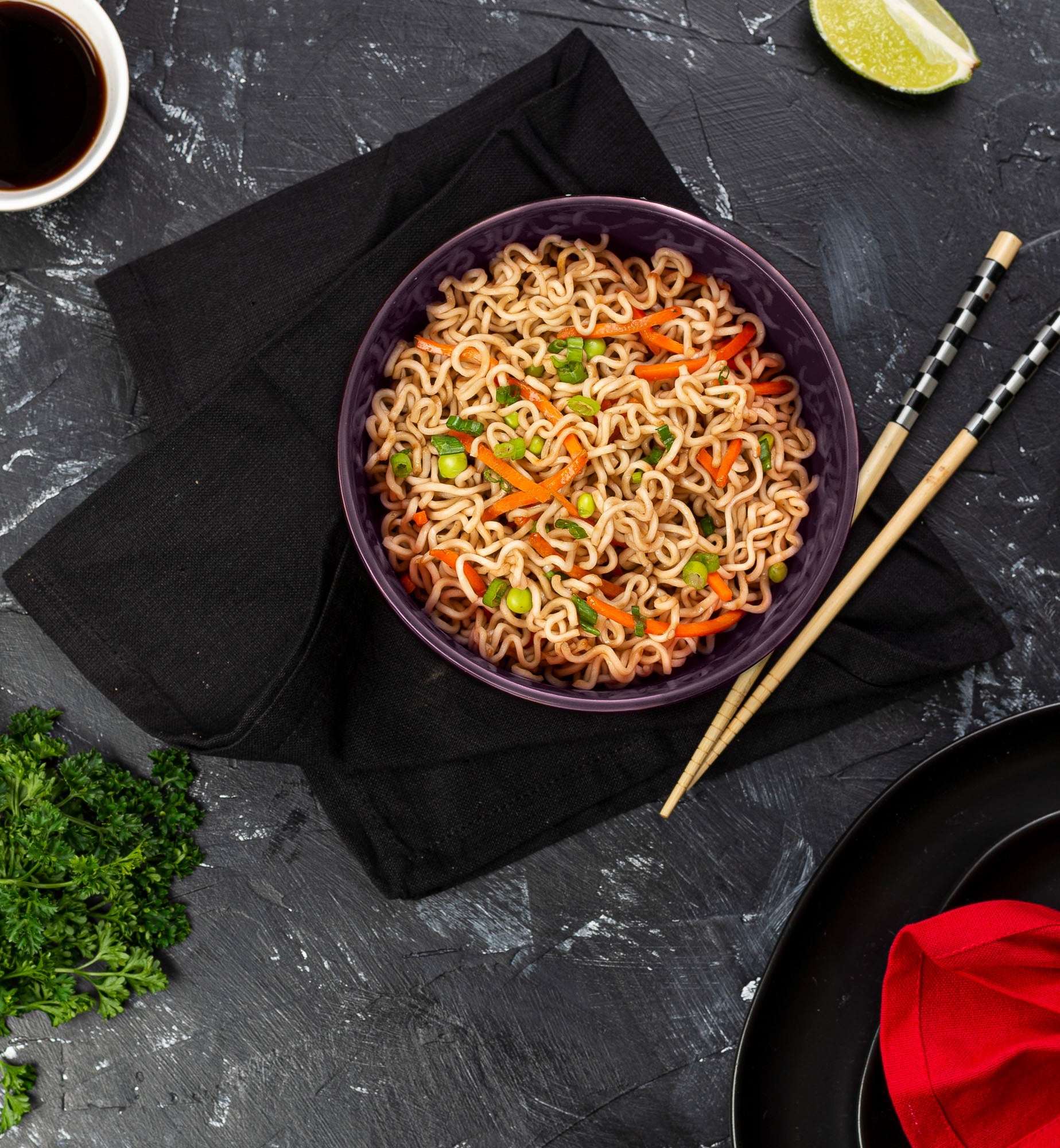 Noodle Bowls, 34 oz, Set of 4