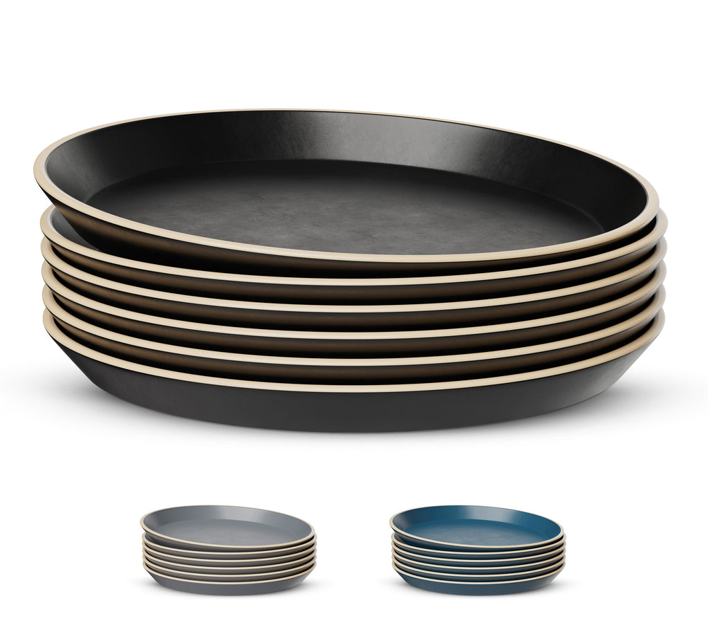 Ceramic Salad Plates, 7.5 Inch, Set of 6