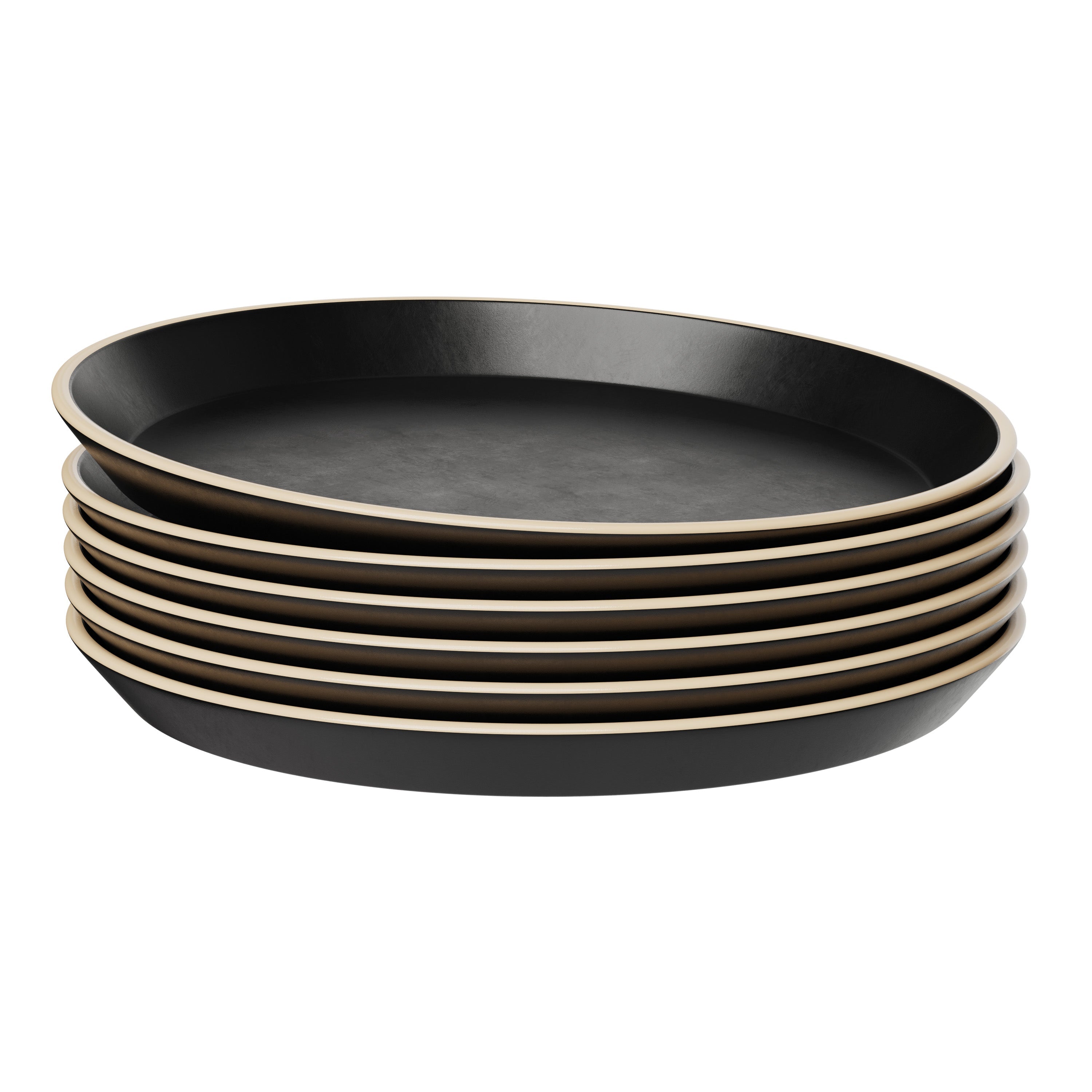 Ceramic Salad Plates, 7.5 Inch, Set of 6