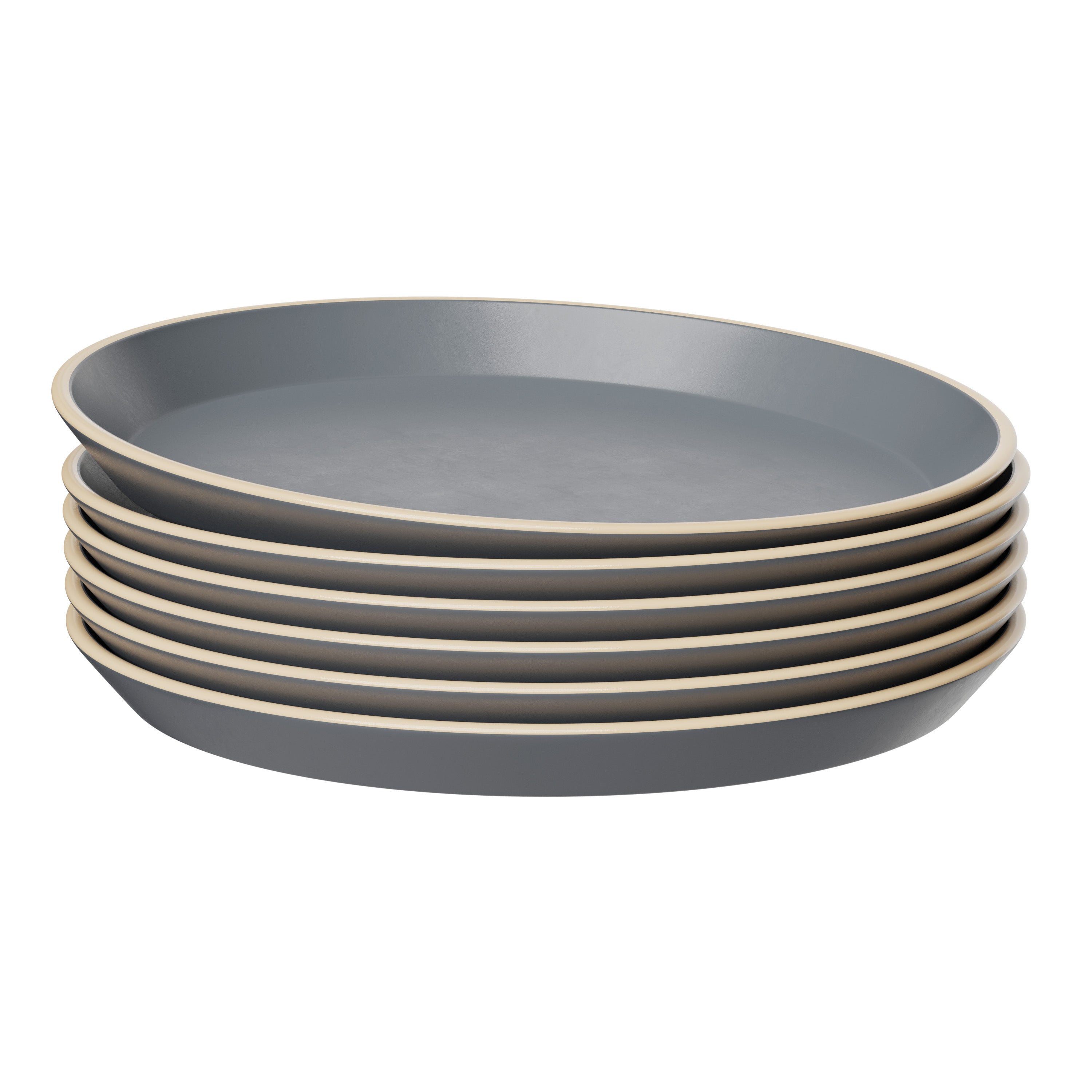 Ceramic Salad Plates, 7.5 Inch, Set of 6
