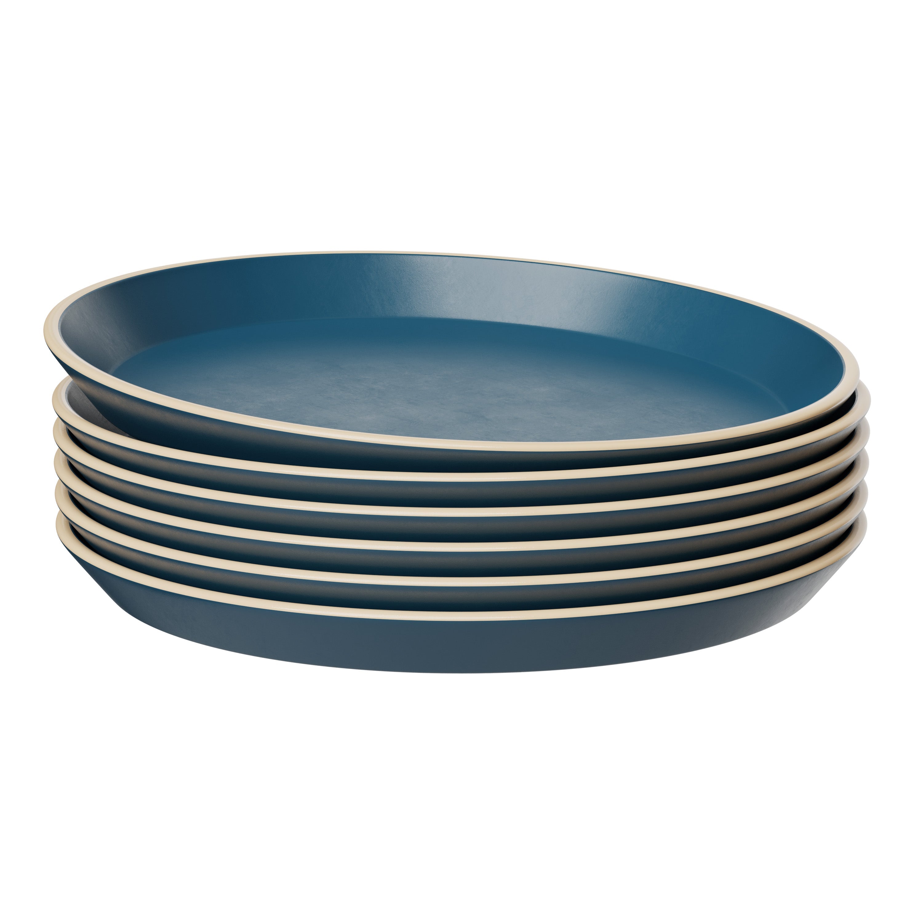 Ceramic Salad Plates, 7.5 Inch, Set of 6