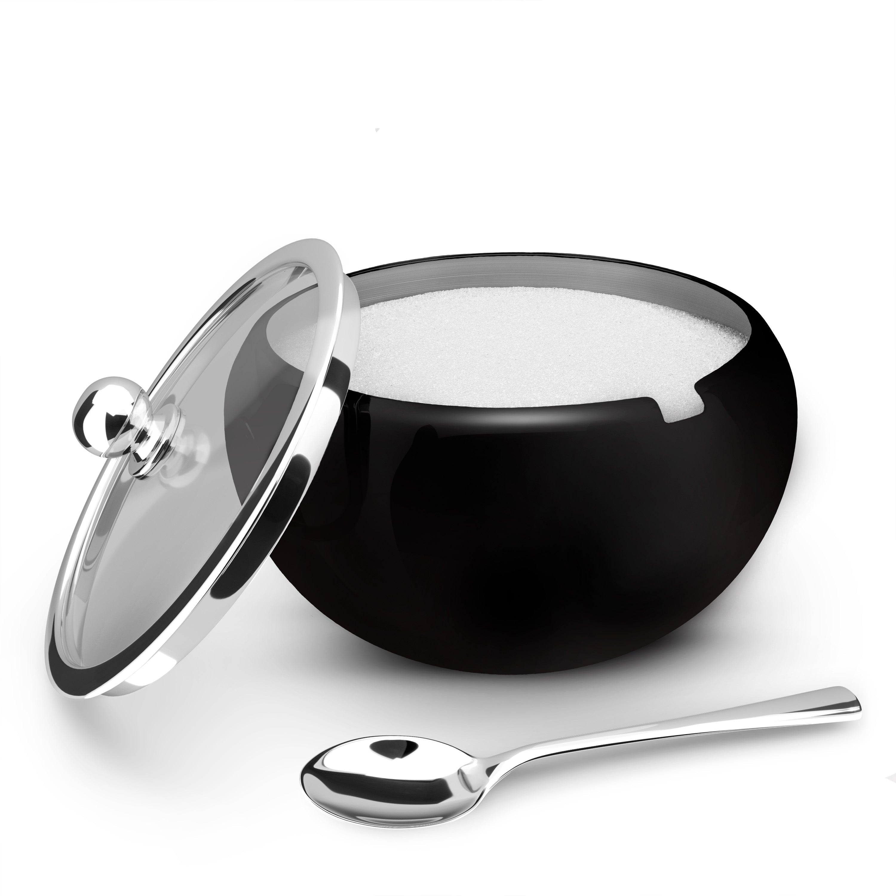 Large Stainless Steel Sugar Bowl, 16 oz