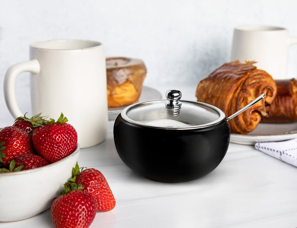 Large Stainless Steel Sugar Bowl, 16 oz
