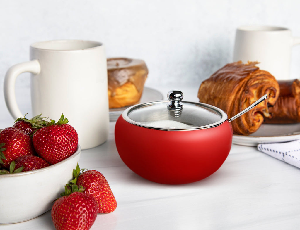 Large Stainless Steel Sugar Bowl, 16 oz