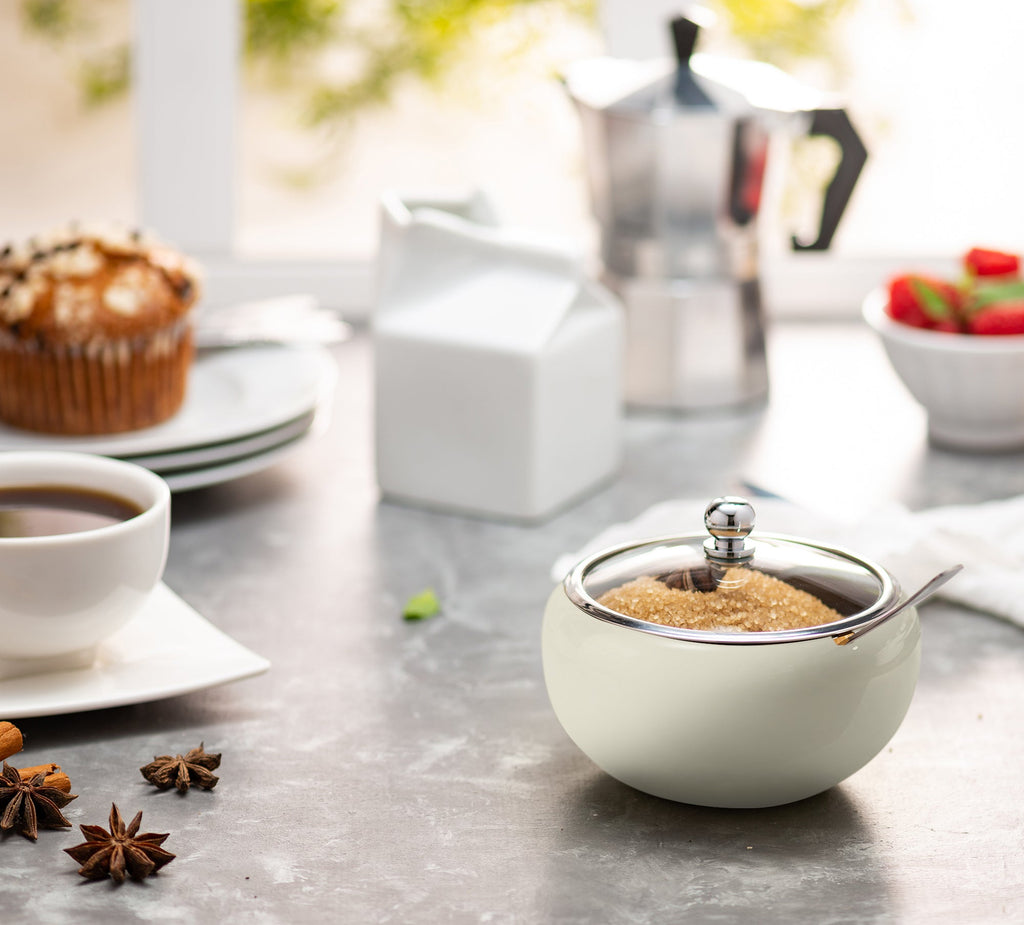 Large Stainless Steel Sugar Bowl, 16 oz