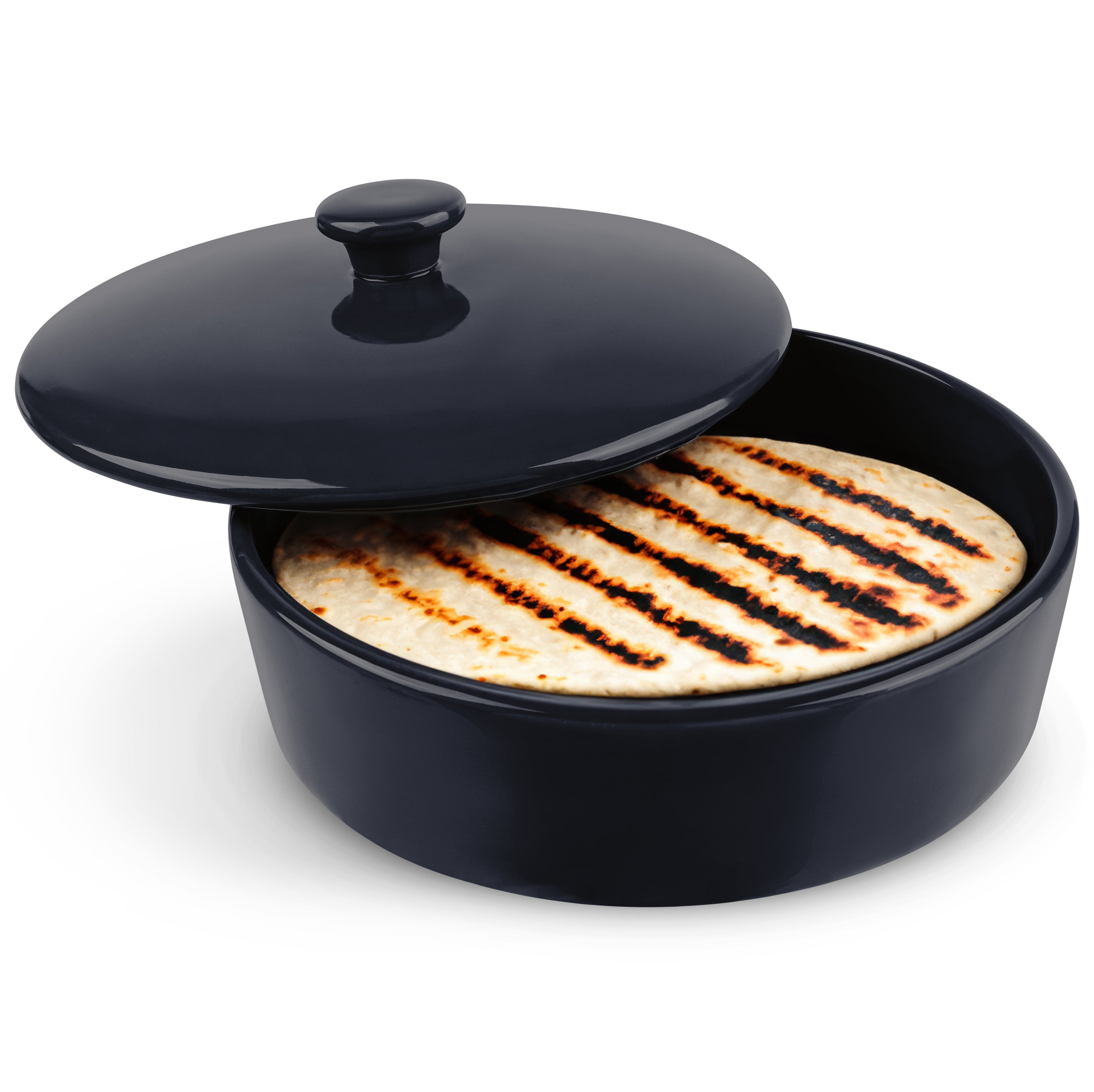 Ceramic Tortilla Warmer, Multicolor