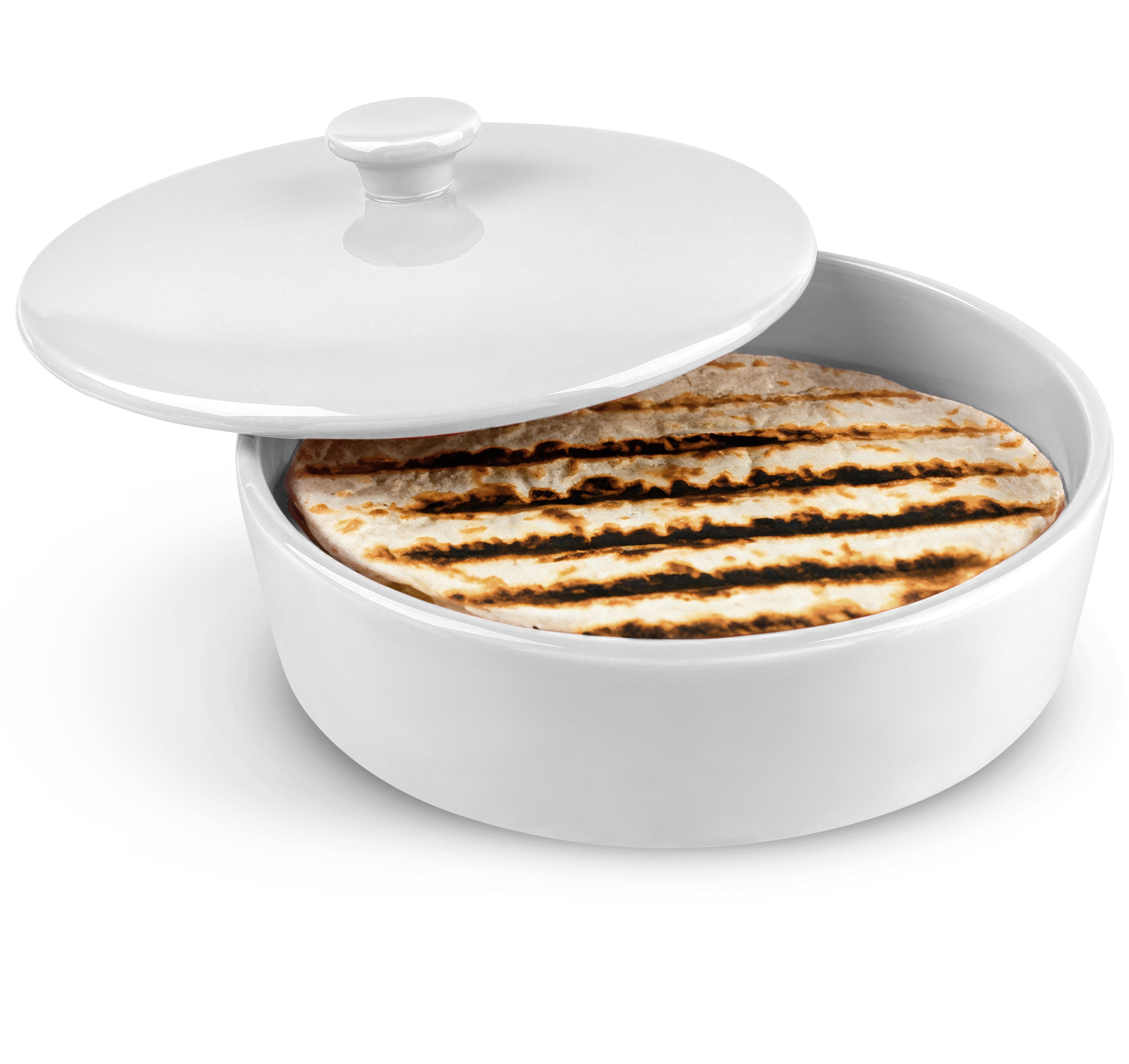 Ceramic Tortilla Warmer, Multicolor