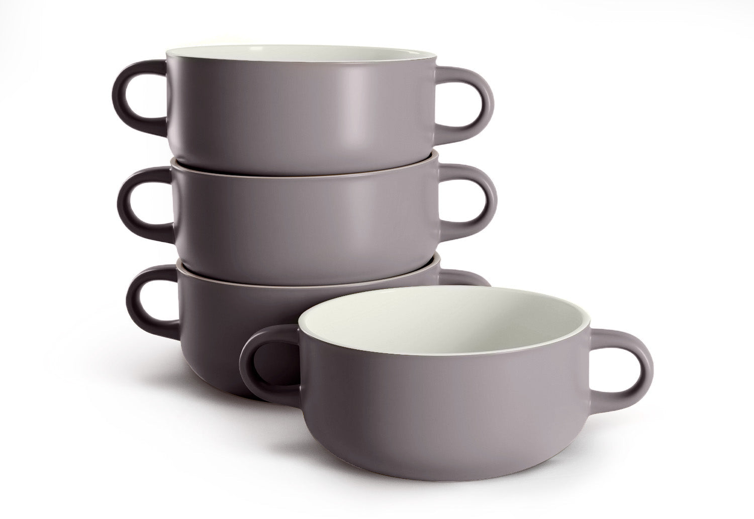 Ceramic Soup Crocks, 20 oz, Set of 4