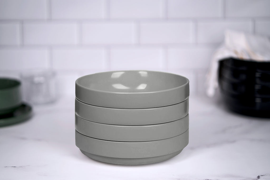 Ceramic Pasta Bowls, 47 oz, Set of 4