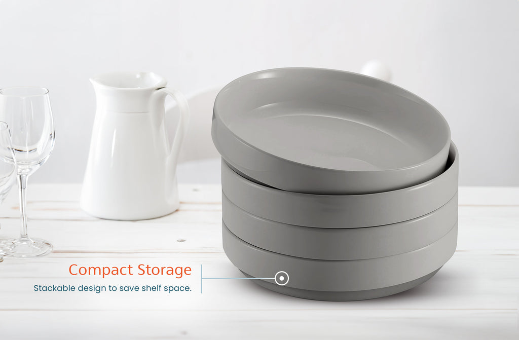 Ceramic Pasta Bowls, 47 oz, Set of 4