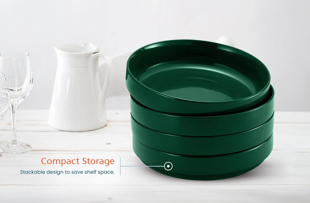 Ceramic Pasta Bowls, 47 oz, Set of 4