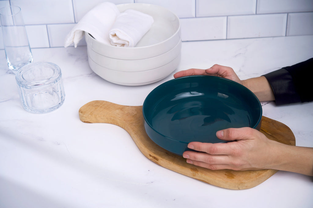 Ceramic Pasta Bowls, 47 oz, Set of 4