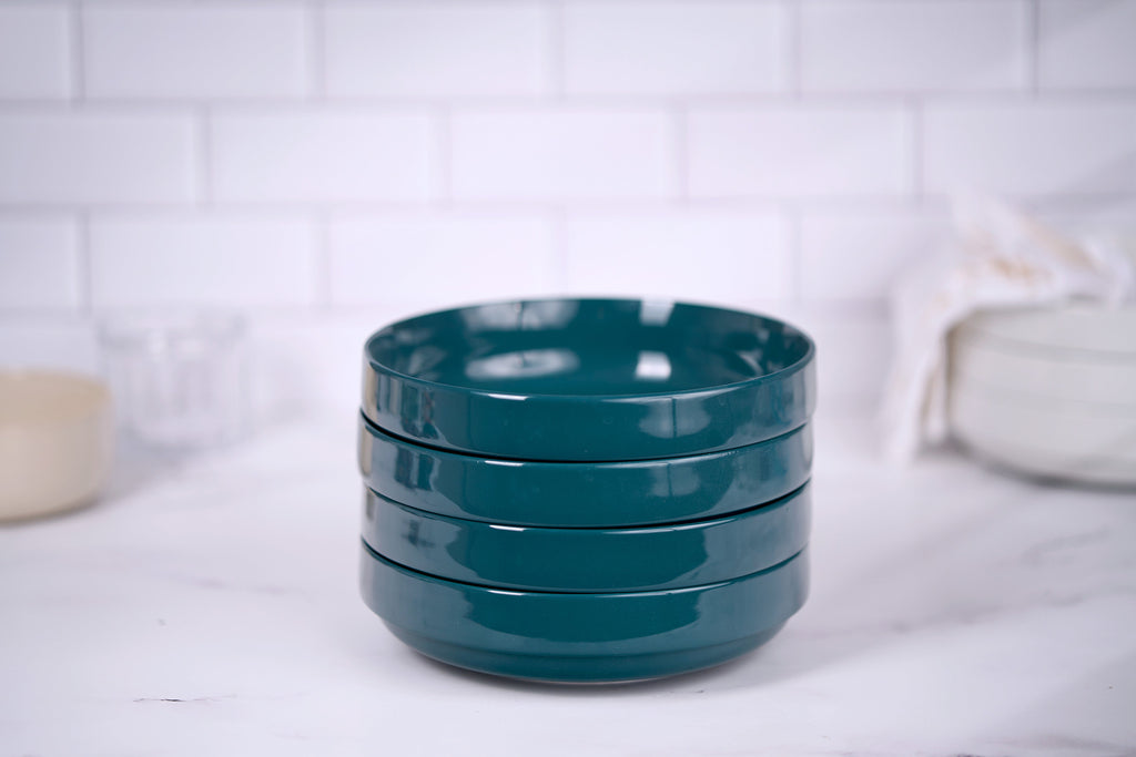 Ceramic Pasta Bowls, 47 oz, Set of 4