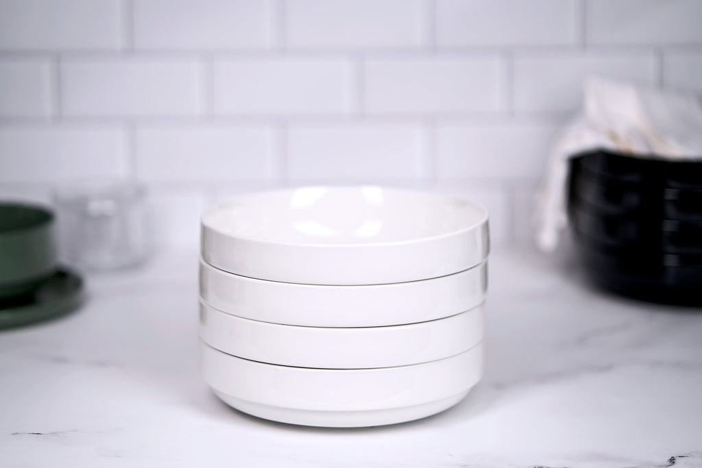 Ceramic Pasta Bowls, 47 oz, Set of 4