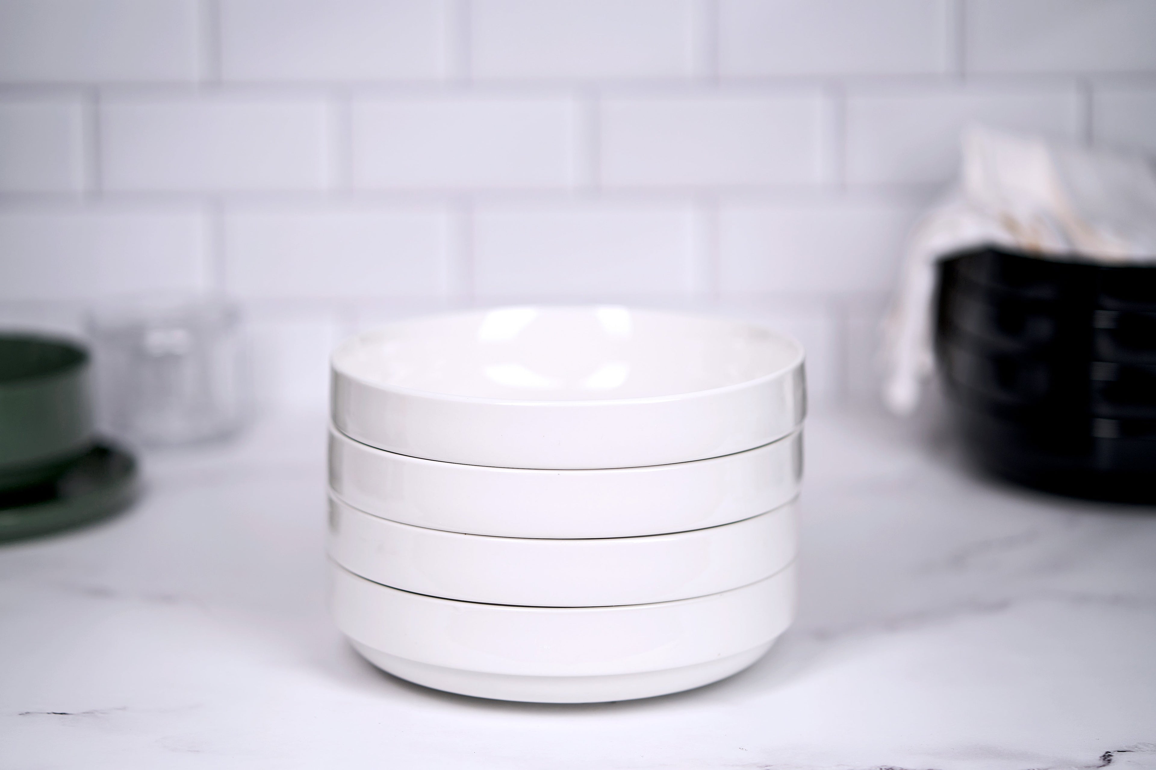 Ceramic Pasta Bowls, 47 oz, Set of 4