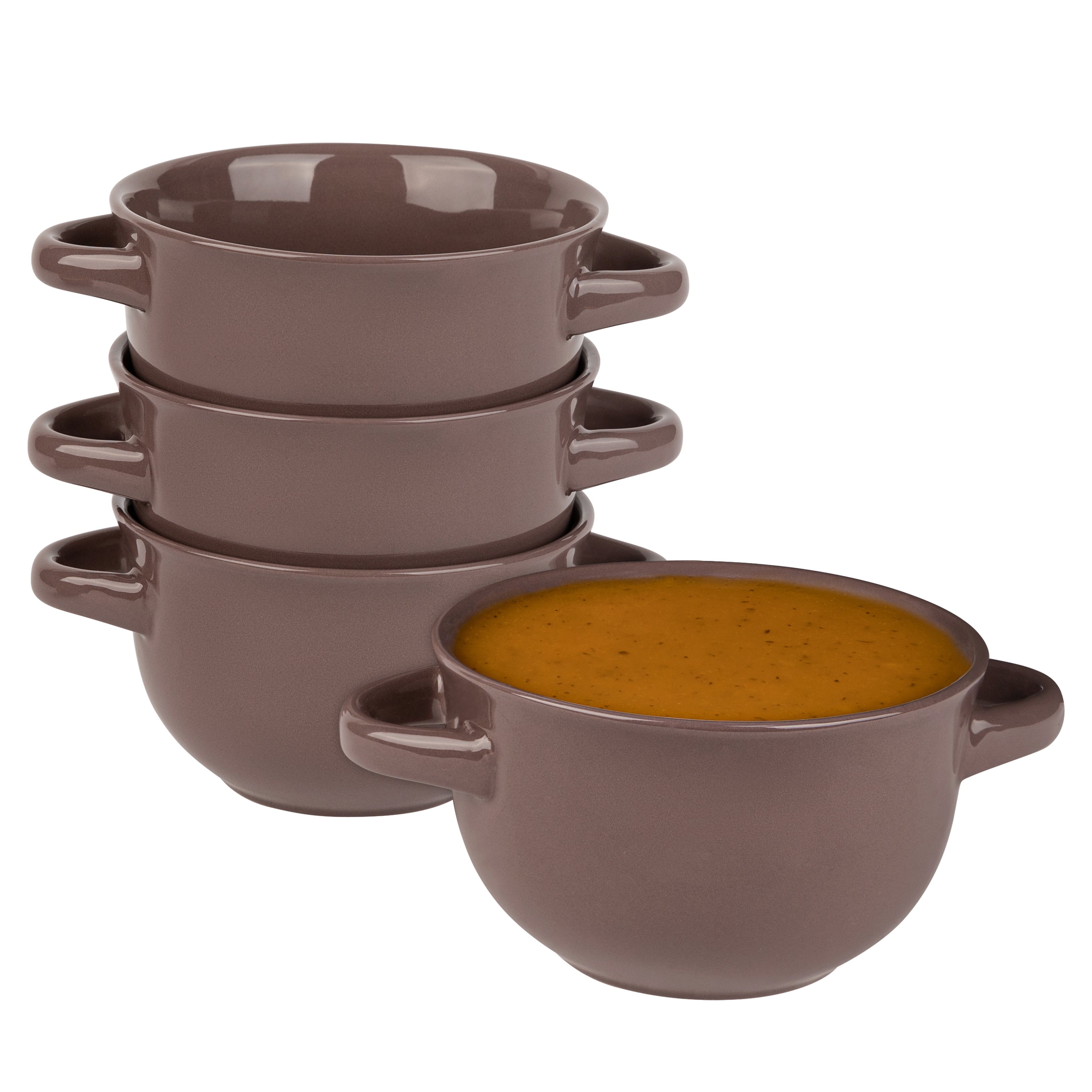 Ceramic Soup Bowls, 18 oz, Set of 4