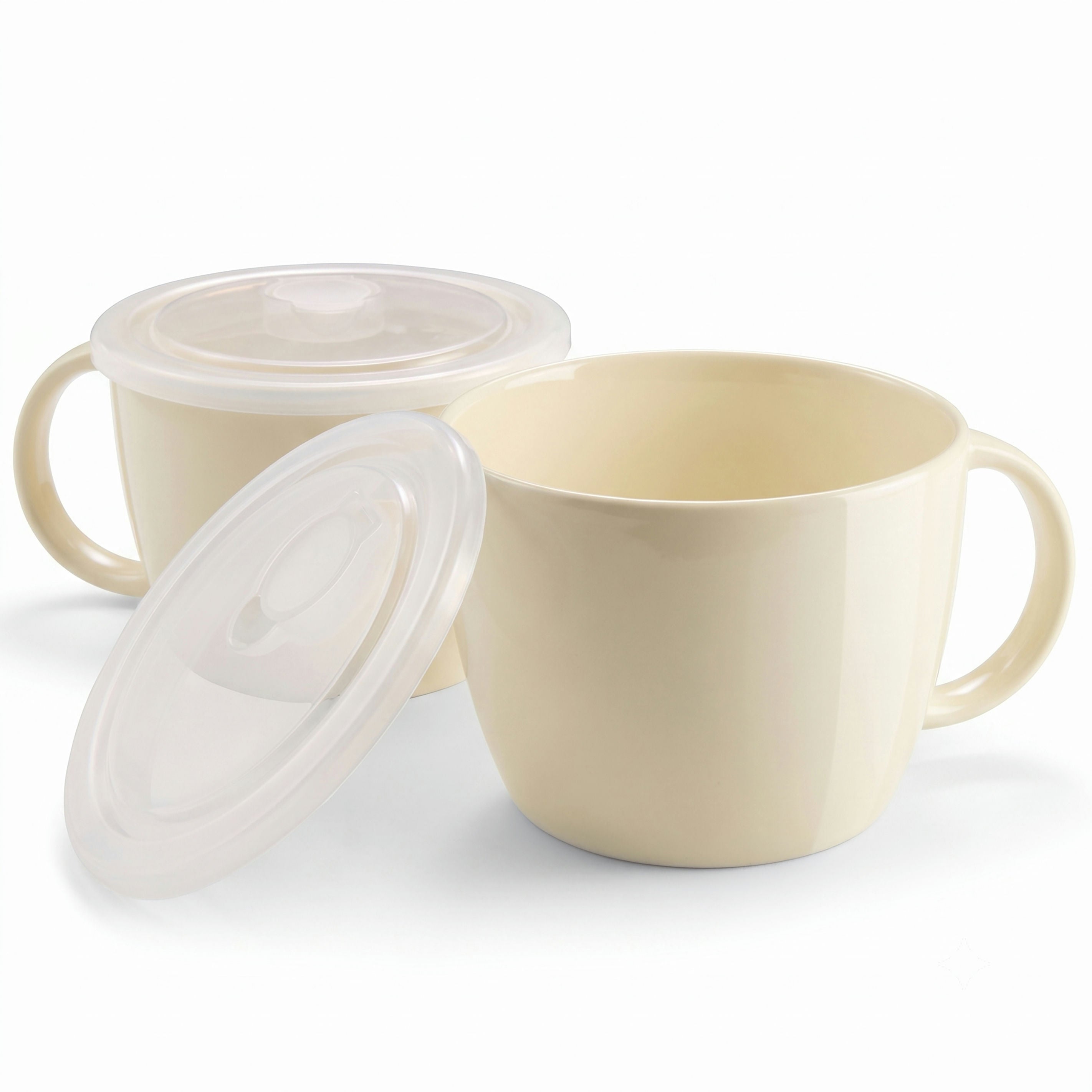 Soup Cups with Lids, 25 oz, Set of 2