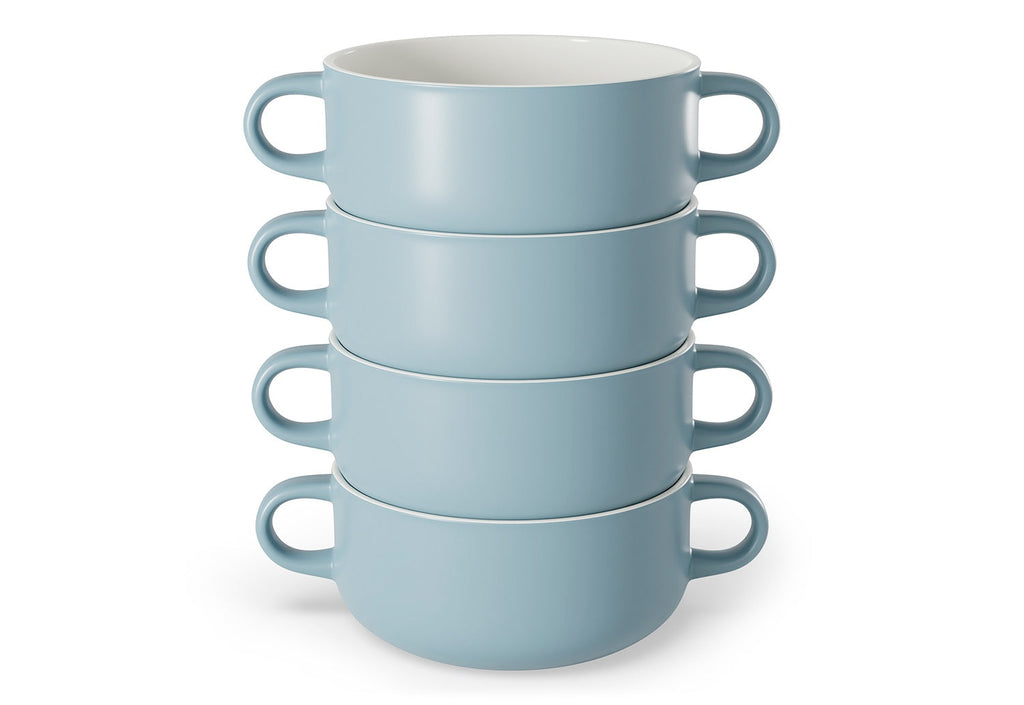 Ceramic Soup Crocks, 20 oz, Set of 4