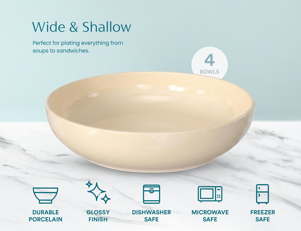 Pasta Bowls, 40 oz, Set of 4