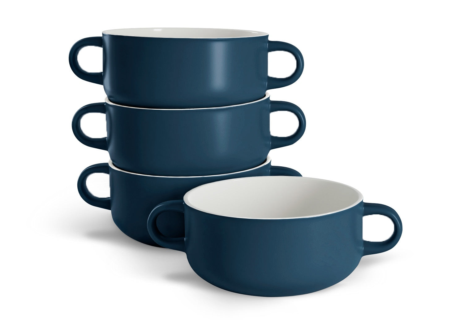 Ceramic Soup Crocks, 20 oz, Set of 4
