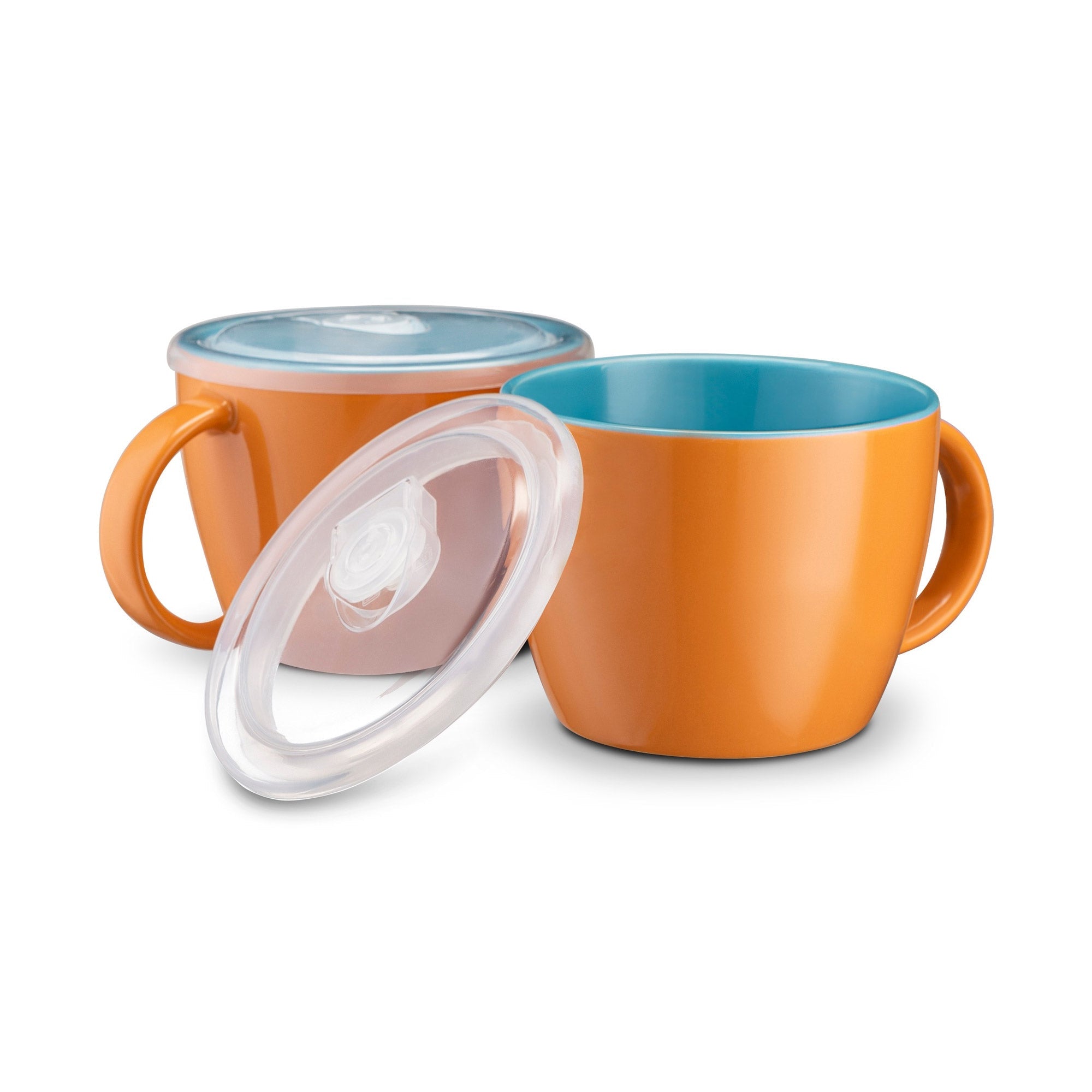 Soup Cups with Lids, 25 oz, Set of 2